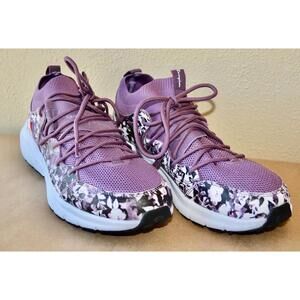 Champion Yogi Floral Purple Womens sz 11 J30-421 Sneakers